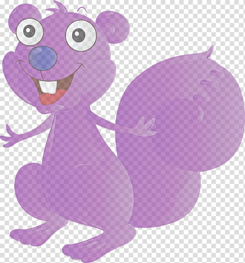 squirrel, Cartoon, Violet, Purple, Animation, Koala transparent background PNG clipart