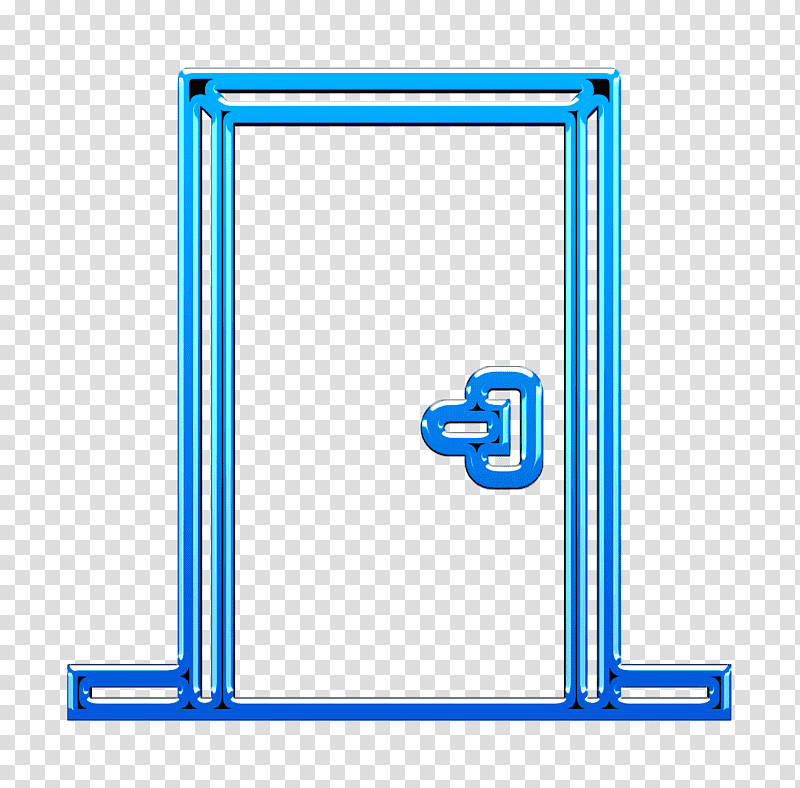 Door icon Household Set icon, Line, Meter, Number, Microsoft Azure, Geometry, Mathematics transparent background PNG clipart