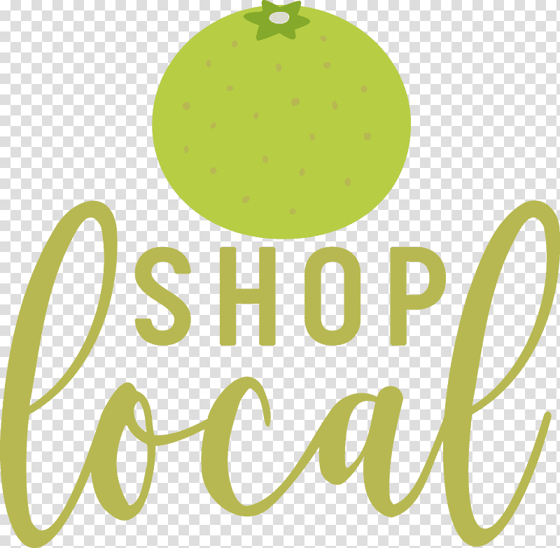 SHOP LOCAL, Logo, Flower, Meter, Fruit transparent background PNG clipart