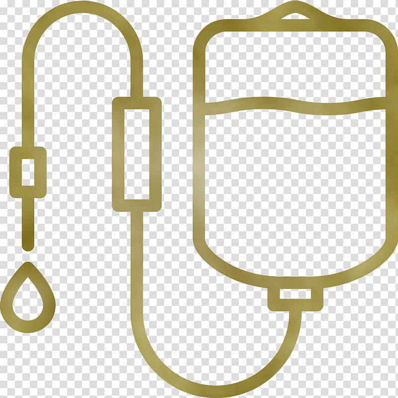 icon drawing blood transfusion cartoon watercolor painting, Dropper, Infusion Drip, Medical, Wet Ink, Line Art transparent background PNG clipart