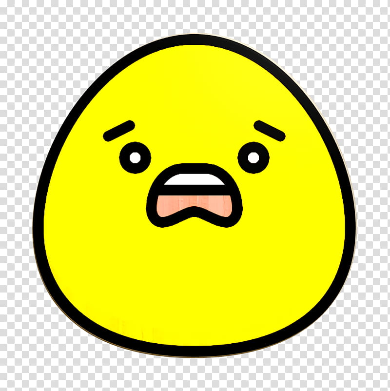 Fear icon Confused icon Emoji icon, Smiley, Emoticon, Yellow, Meter transparent background PNG clipart