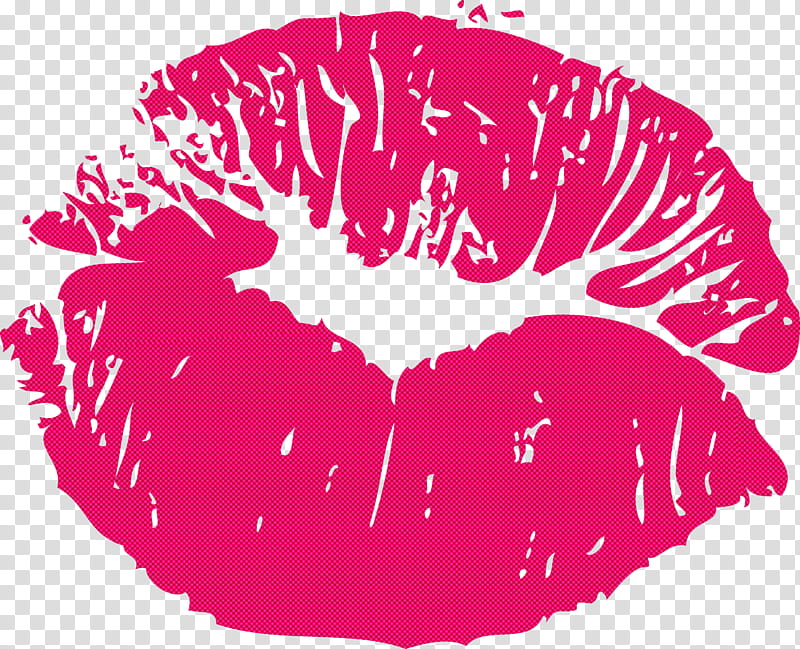 red rip kiss, Lip, Pink, Mouth, Lipstick, Magenta transparent background PNG clipart