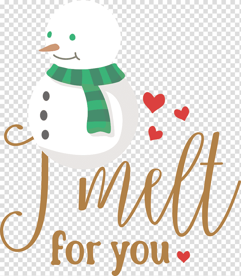 I Melt for You Snowman Winter, Winter
, Logo, Christmas Ornament M, Line, Christmas Day, Meter transparent background PNG clipart