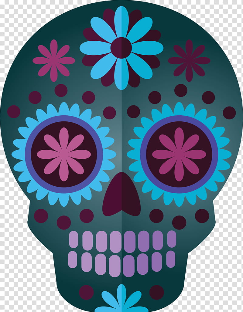 Skull Mexico Sugar Skull traditional skull, Yeah Deco, Sticker, Decal, Vinyl Group, Window, Yeti Rambler Tumbler, Calavera transparent background PNG clipart