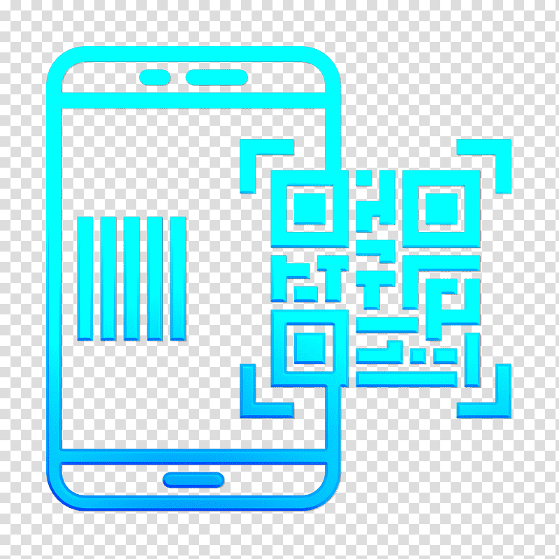 Qr code icon E-commerce icon Scan icon, E Commerce Icon, Radiofrequency Identification, Computer, Mobile Phone, Barcode, Software transparent background PNG clipart