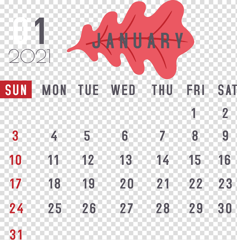 January 2021 Printable Calendar January Calendar, 2021 calendar, Nexus S, Calendar System, Meter, Line, Number transparent background PNG clipart