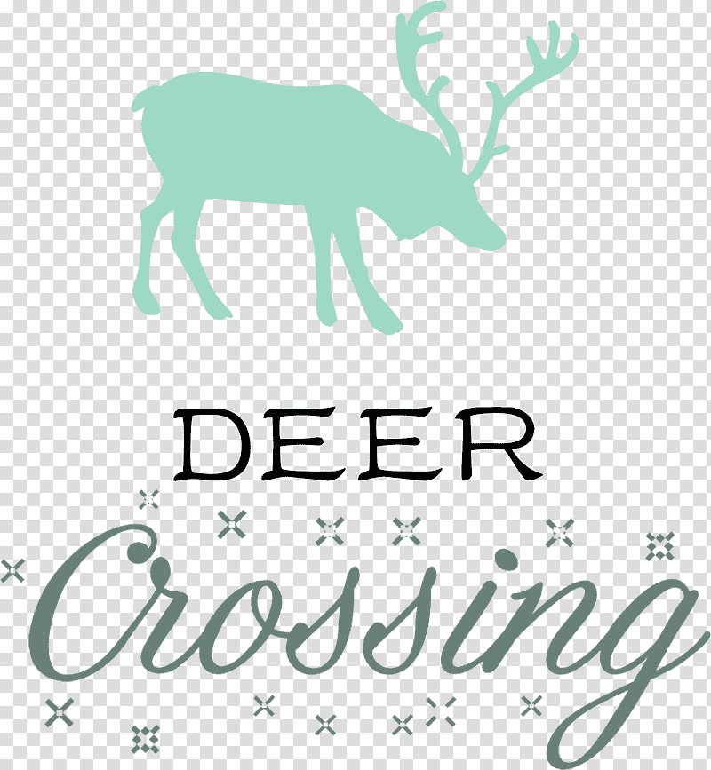 Deer Crossing Deer, Reindeer, Antler, Logo, Meter, Line, Biology transparent background PNG clipart