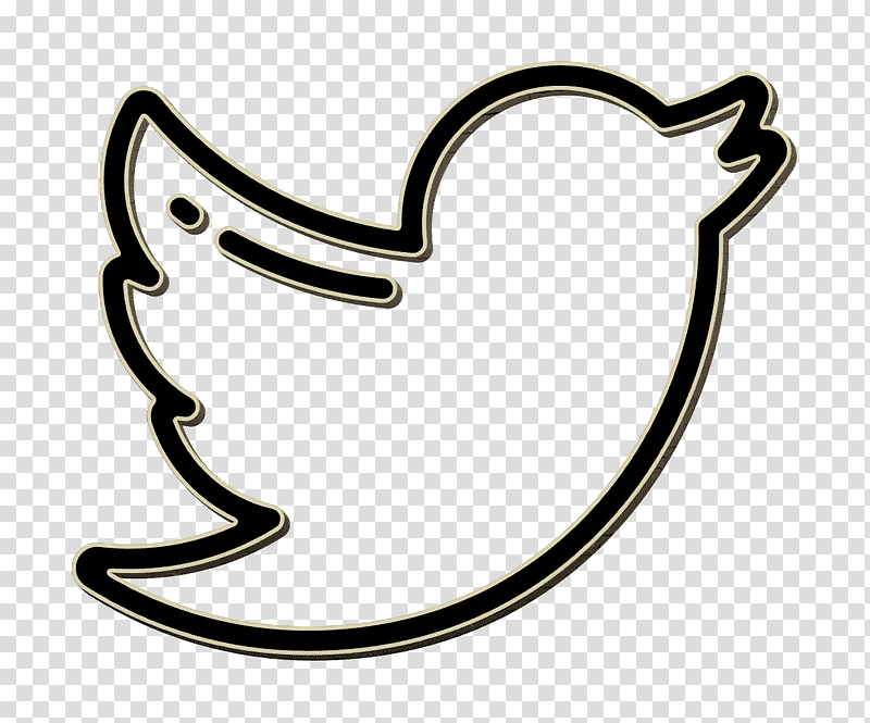 Twitter icon Social Media icon, Marketing Automation, Software, Communication, Industrial Design, White, Black transparent background PNG clipart