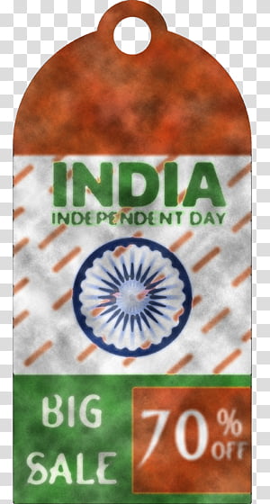 India Indenpendence Day Sale Tag India Indenpendence Day Sale Label, Logo, Flag Of India, Republic Day, Abstract Art, Watercolor Painting, Sticker transparent background PNG clipart thumbnail