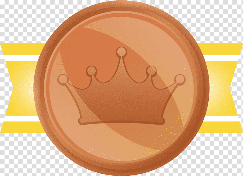 Brozen Badge Blank Brozen Badge Award Badge, Orange, Gesture, Medal, Gold, Bronze, Symbol transparent background PNG clipart