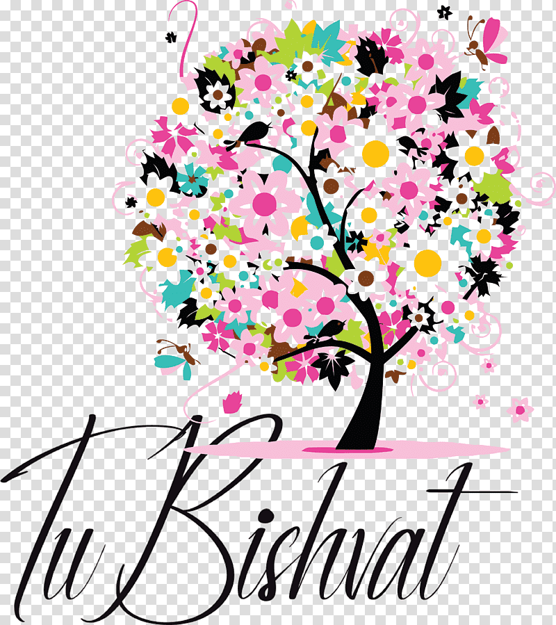 Tu BiShvat Jewish, Color, Drawing, Royaltyfree, Pastel, Greeting Card, Black transparent background PNG clipart