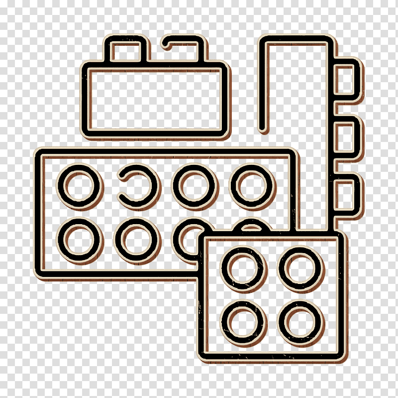 Gaming icon Blocks icon Lego icon, Media transparent background PNG clipart