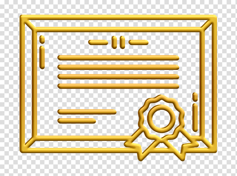 Linear Detailed High School Elements icon Patent icon Certificate icon, Professional Development, Education
, Management, Skill, Course, Expert transparent background PNG clipart