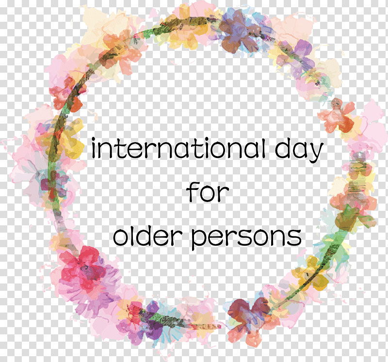 International Day for Older Persons, Flower, Color, Flower Preservation, Watercolor Painting, Antique, Jewelry Design transparent background PNG clipart