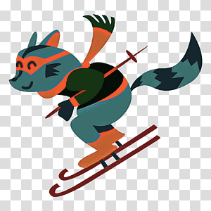 character cartoon sports equipment character created by, red and black bird cartoon character transparent background PNG clipart thumbnail