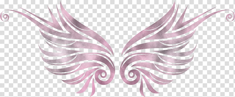 wings bird wings angle wings, Pink, Tattoo, Feather, Symmetry, Temporary Tattoo transparent background PNG clipart