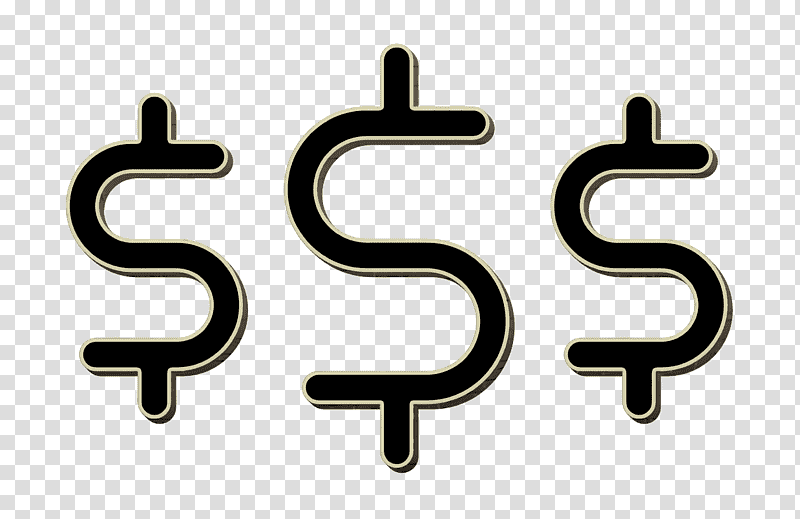 Money icon Ecommerce Set icon Dollar symbol icon, Business Icon, Logo, Line, Meter, Number, Mathematics transparent background PNG clipart