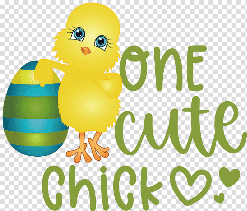 One Cute Chick Easter Day Happy Easter, Ducks, Birds, Beak, Water Bird, Swans, Yellow transparent background PNG clipart