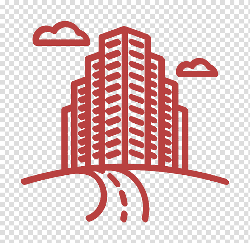 Lineal Landscapes icon Road icon City icon, Construction, Building Material, Architectural Engineering, Vadodara, Construction Management, Industry transparent background PNG clipart
