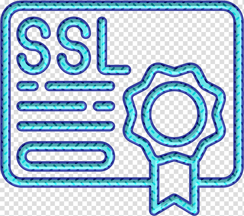 Cer icon Ssl certificate icon Web Hosting icon, Line, Meter, Symbol, Microsoft Azure, Geometry, Mathematics transparent background PNG clipart