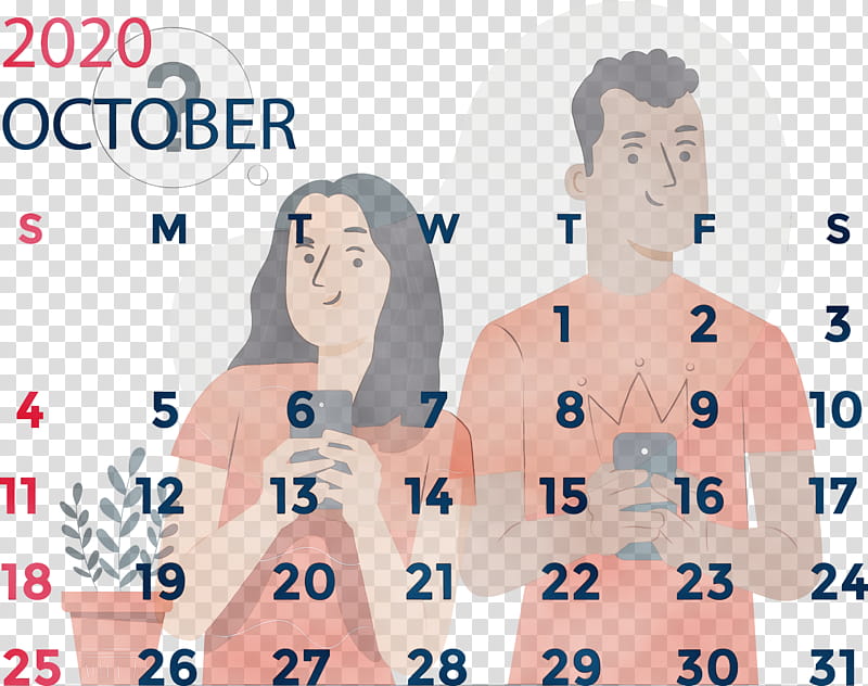 public relations human text forehead conversation, October 2020 Calendar, October 2020 Printable Calendar, Watercolor, Paint, Wet Ink transparent background PNG clipart