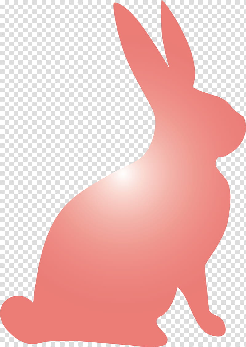 Easter bunny Easter Day Rabbit, Rabbits And Hares, Pink, Finger, Tail, Arctic Hare transparent background PNG clipart