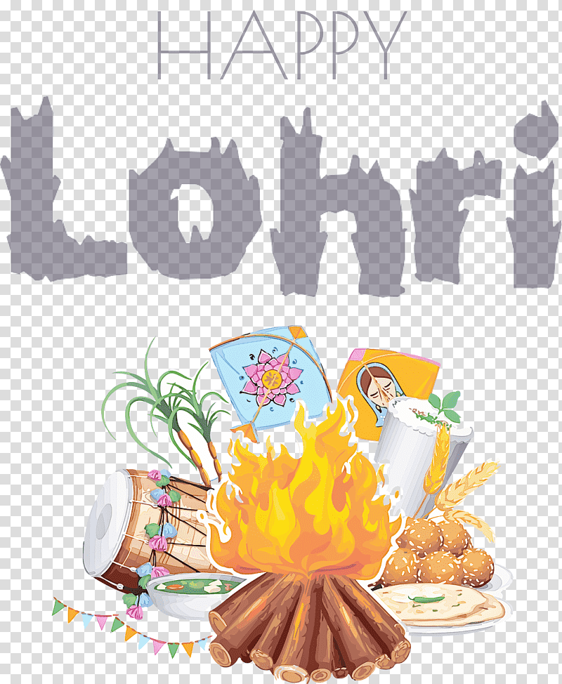 Happy Lohri, Poster, Festival, Makar Sankranti, Holiday, Bonfire, Happy Happy Lohri transparent background PNG clipart