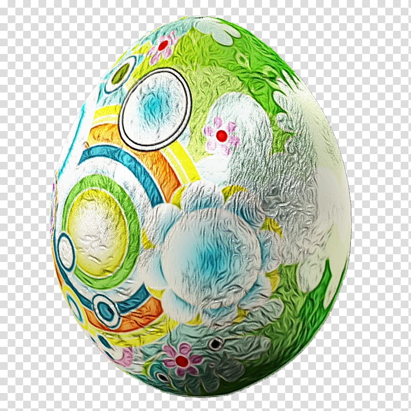 Easter egg, Watercolor, Paint, Wet Ink, Ball, Earth, World, Soccer Ball transparent background PNG clipart