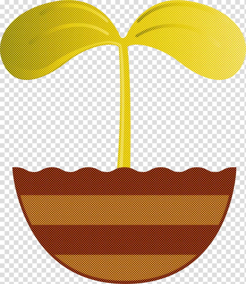 sprout bud seed, Flush, Yellow, Leaf, Plant, Logo, Smile transparent background PNG clipart