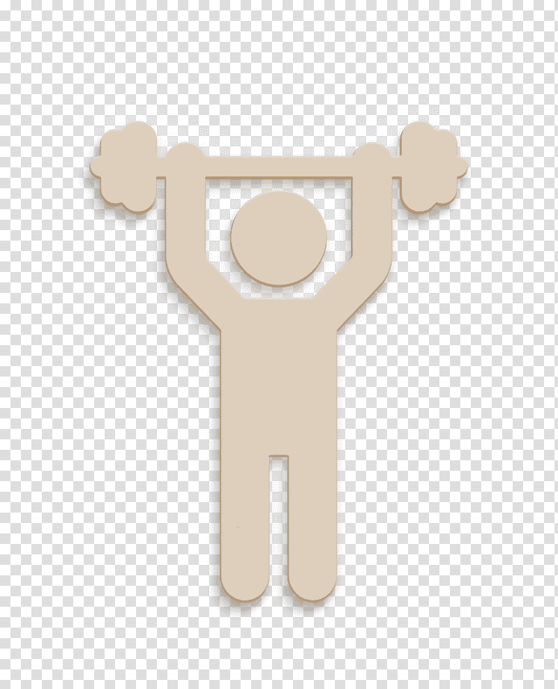 Triumphs icon sports icon Man Lifting Weight icon, Gym Icon, Meter transparent background PNG clipart