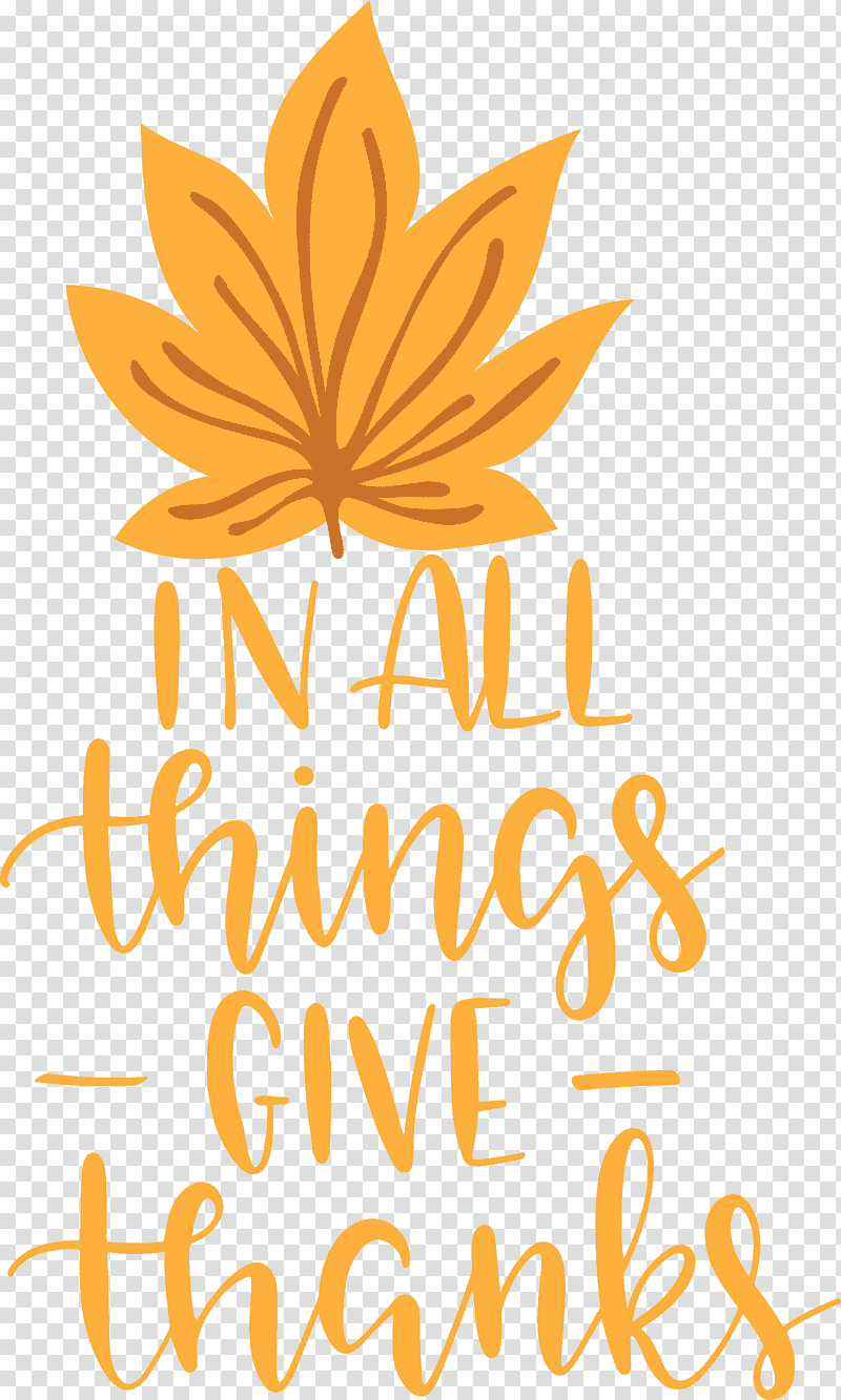 Give Thanks Thanksgiving, Leaf, Floral Design, Petal, Yellow, Tree, Meter transparent background PNG clipart