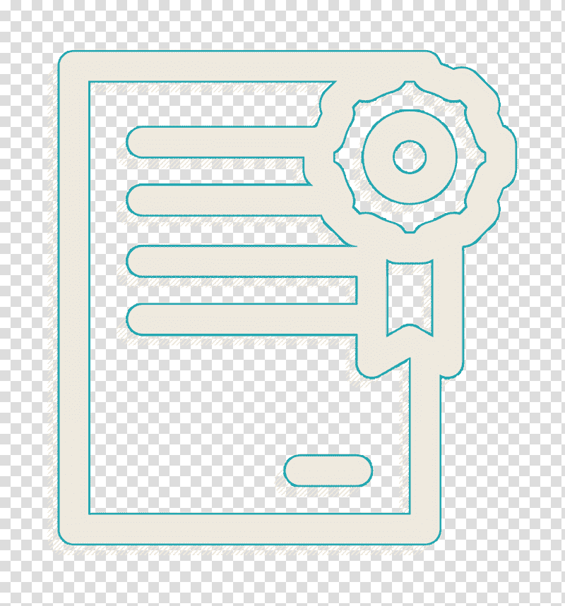 Certificate icon Contract icon Engineering icon, Logo, Symbol, Chemical Symbol, Meter, Line, Geometry transparent background PNG clipart