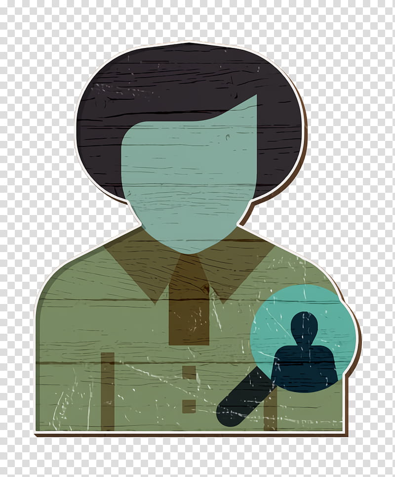 Jobs and Occupations icon Hr icon Human resources icon, Green, Turquoise transparent background PNG clipart