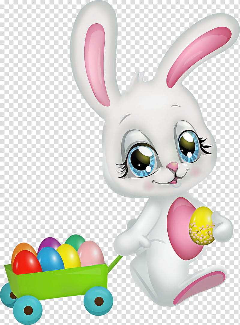 Baby toys, Easter Bunny, Cartoon, Animal Figure, Rabbit, Rabbits And Hares, Easter
, Easter Egg transparent background PNG clipart