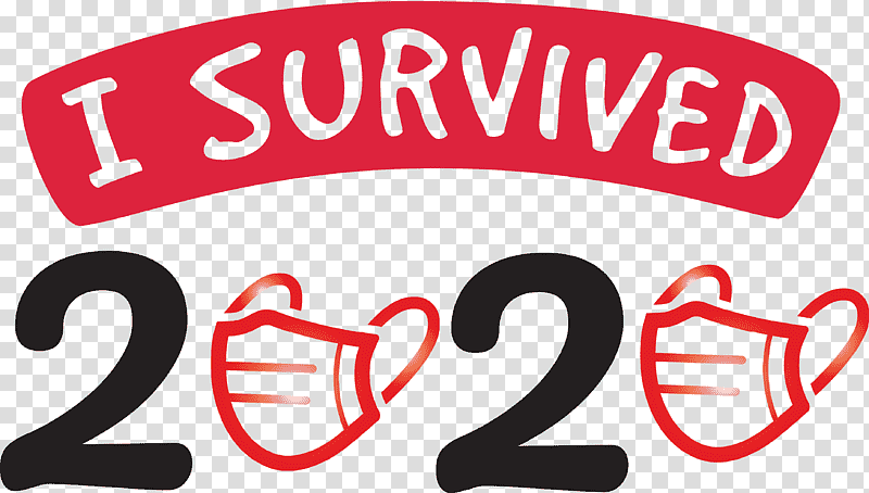 I Survived I Survived 2020 Year, Hello 2021, Survivor transparent background PNG clipart