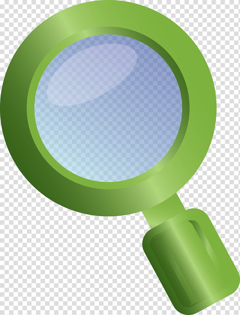 Magnifying glass magnifier, Green, Circle, Plastic, Makeup Mirror, Office Instrument transparent background PNG clipart