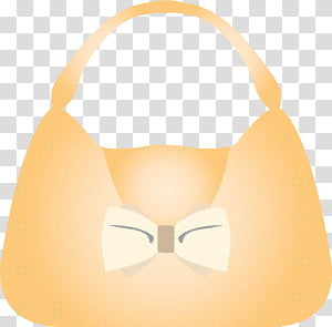 Orange, Watercolor Handbag, Yellow, Peach, Hobo Bag transparent background PNG clipart thumbnail