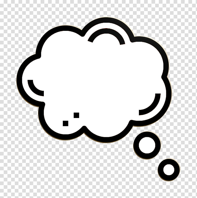 Cartoonist icon Talk icon Speech bubble icon, Line Art, Text, Circle transparent background PNG clipart