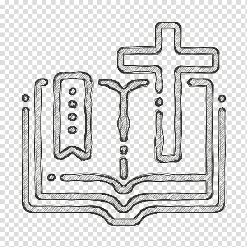 Bible icon Wedding icon Church icon, Cross, Line, Symbol transparent background PNG clipart