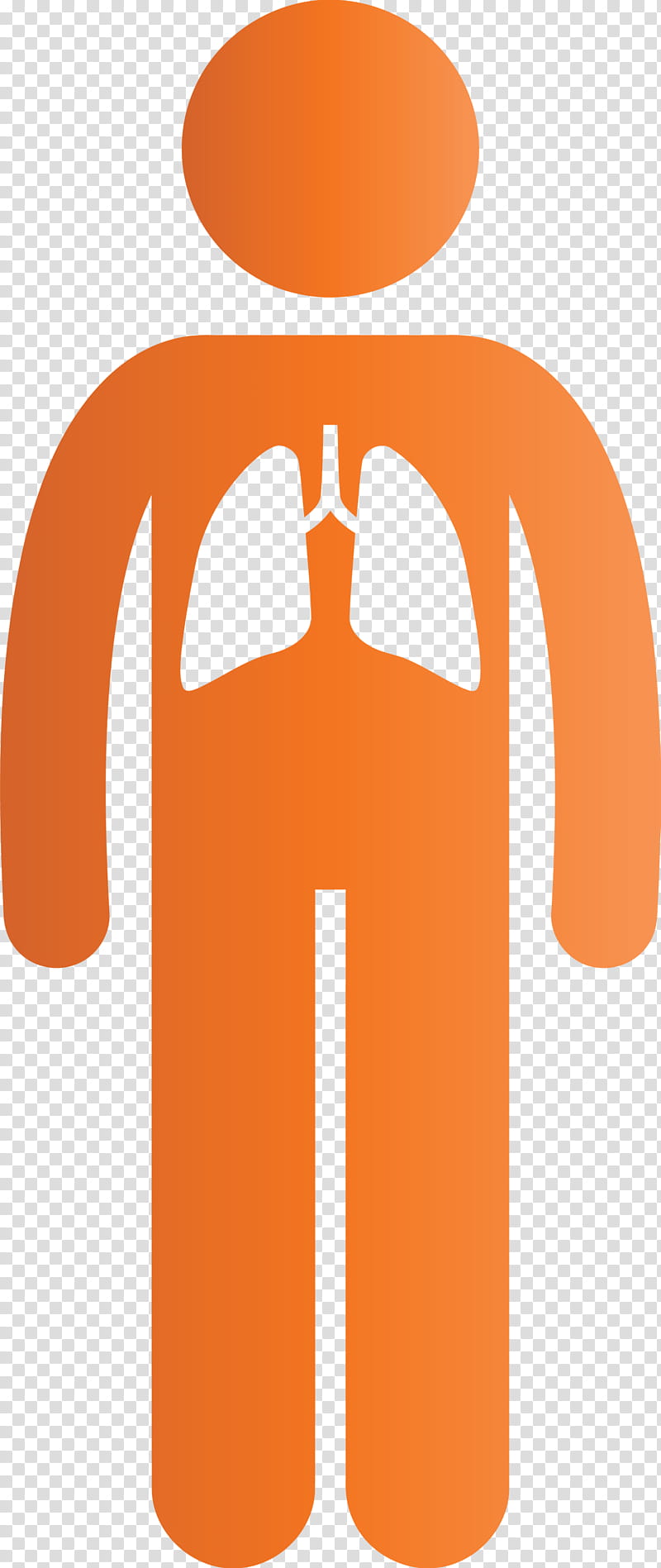 Lungs people Corona Virus Disease, Orange, Sportswear, Jersey, Tshirt, Sleeve, Outerwear, Top transparent background PNG clipart