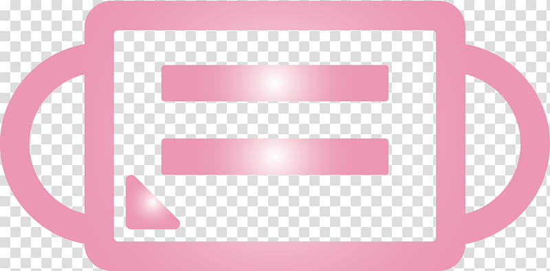 Surgical mask medical mask face mask, Pink, Line, Text, Magenta, Material Property, Rectangle, Square transparent background PNG clipart