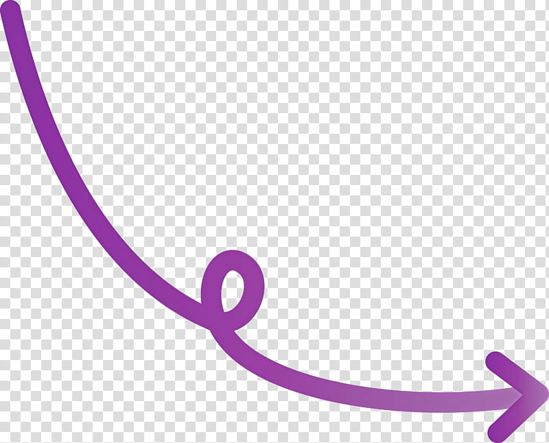 Curved Arrow, Violet, Purple, Line, Magenta transparent background PNG clipart