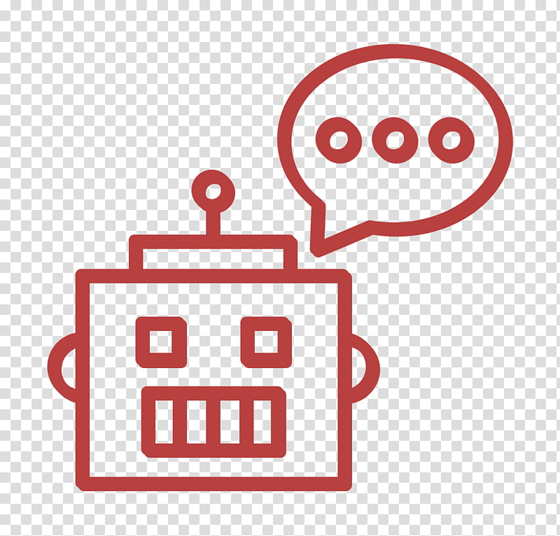Robots icon Chatbot icon, Line, Line Art, Logo, Symbol transparent background PNG clipart