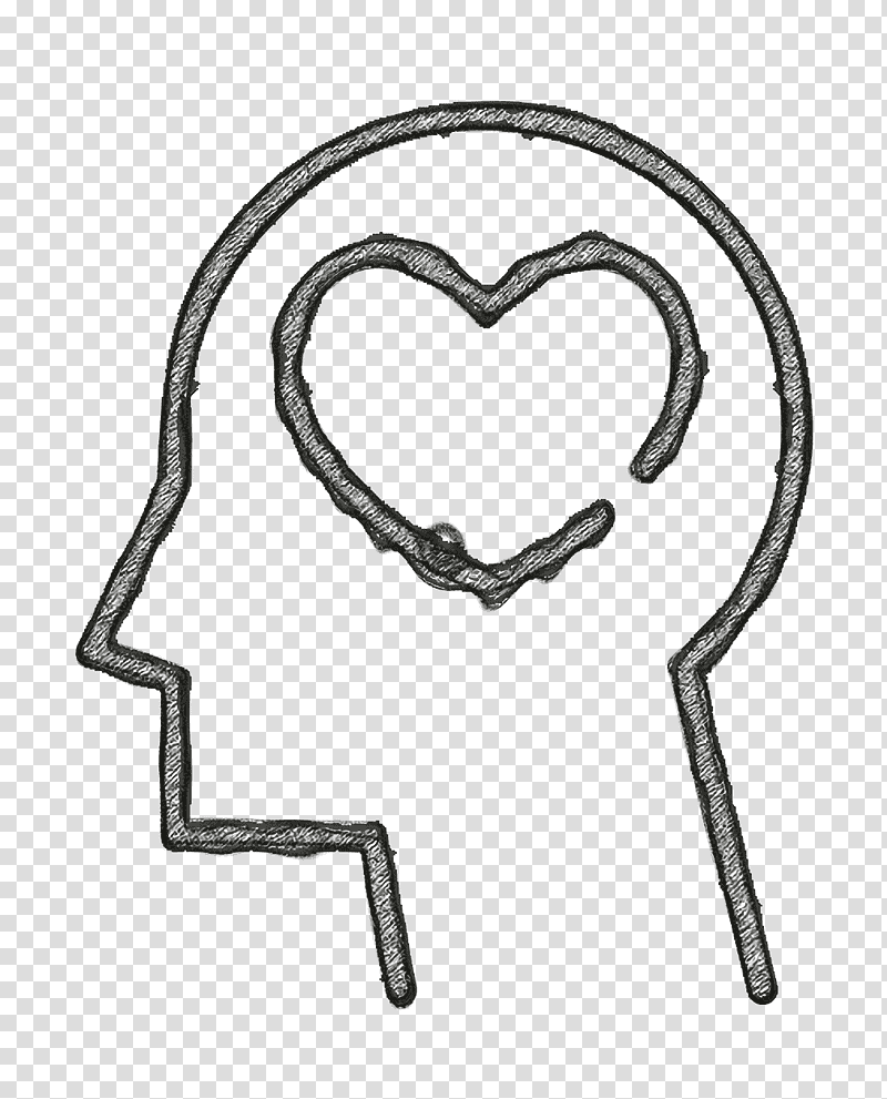 In love icon Brain icon Love icon, M02csf, Drawing, Human Body, Real Madrid CF, Black And White
, Meter transparent background PNG clipart