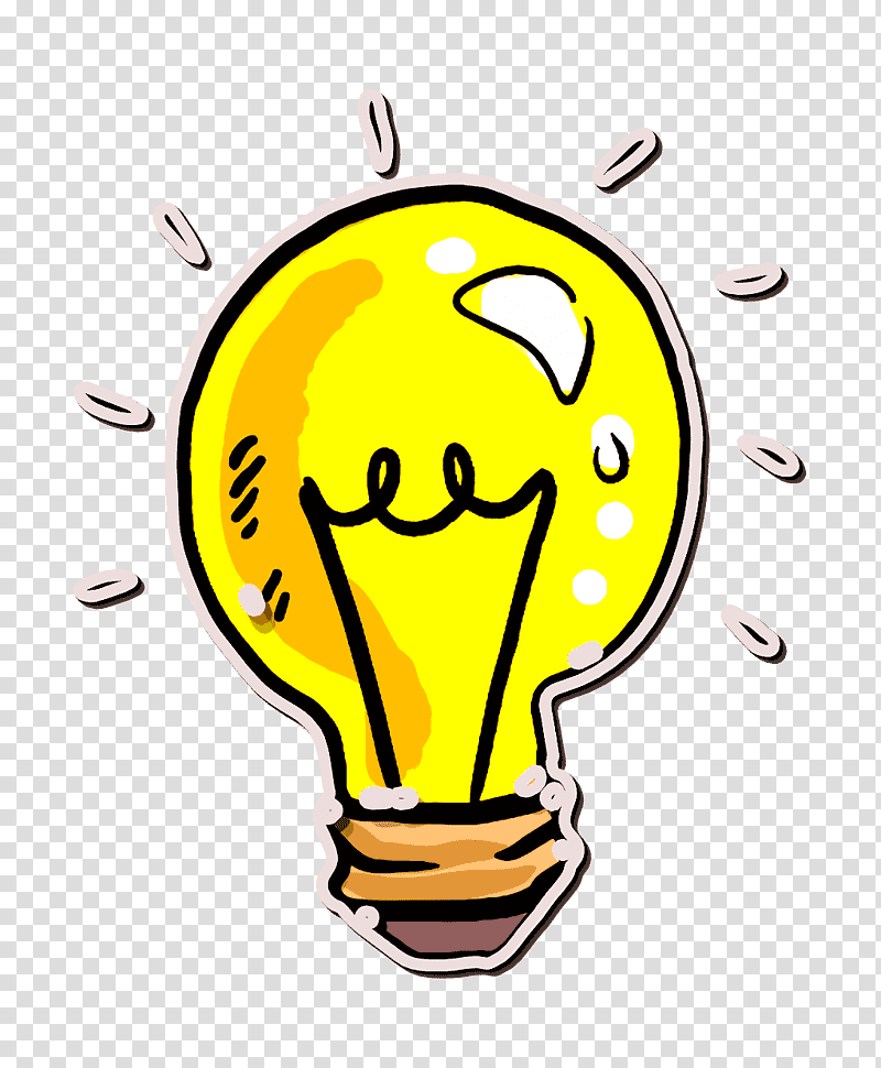Back to school icon Idea icon Light bulb icon, Exchange, Cartoon M, Smiley, Emoticon, Happiness, Market transparent background PNG clipart