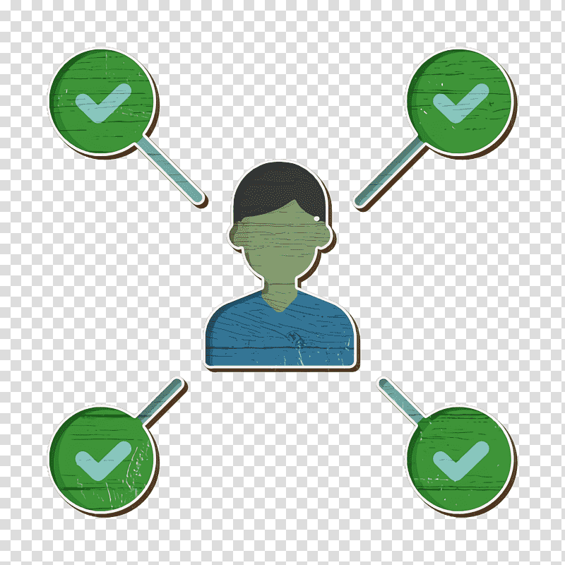 Business and office icon Worker icon Tasks icon, Communication, Green transparent background PNG clipart