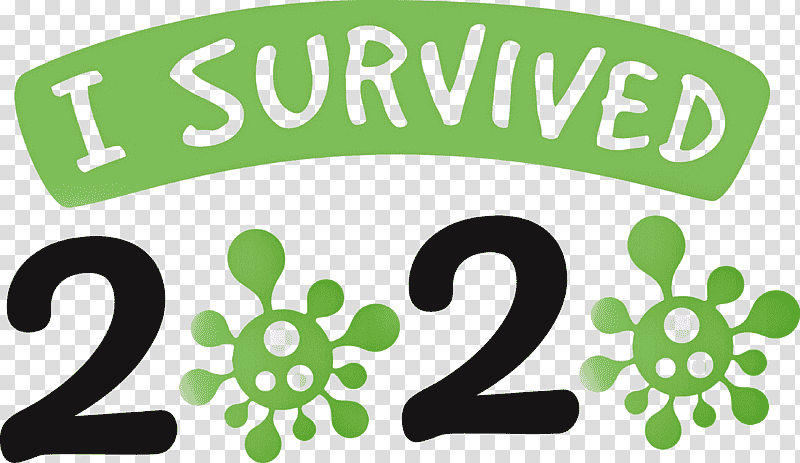 I Survived I Survived 2020 Year, Logo, Leaf, Number, Meter, Mtree, Line transparent background PNG clipart