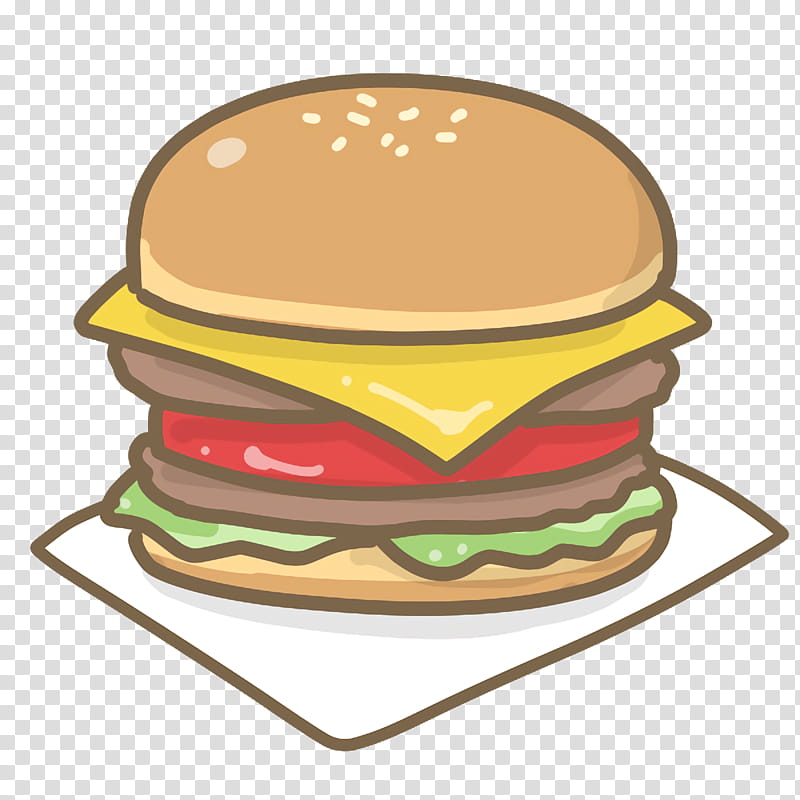 Hamburger, Cartoon Breakfast, Cute Breakfast, Cheeseburger, Croissant, Fast Food, Veggie Burger, Venison transparent background PNG clipart