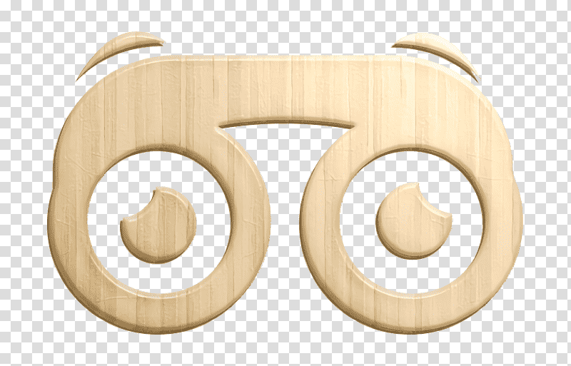 Binoculars with eyes icon Science and technology icon Binocular icon, Tools And Utensils Icon, M083vt, Wood transparent background PNG clipart