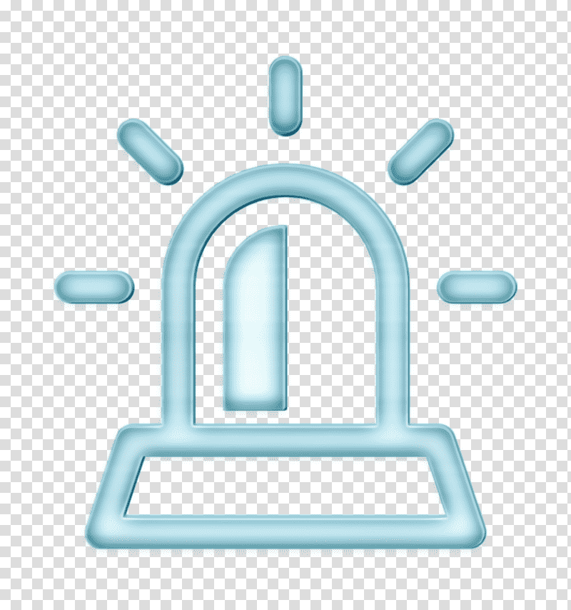 icon Siren icon Linear Justice Elements icon, System, Symbol, Machine, Electromechanics, Service transparent background PNG clipart